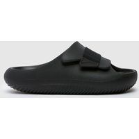 Crocs mellow luxe recovery slide sandals in black