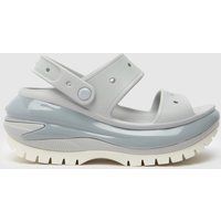 Crocs mega crush sports luxe sandals in light grey