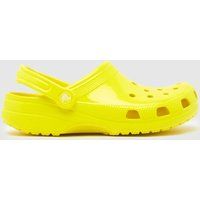 Crocs classic neon highlighter clog sandals in yellow