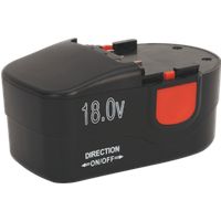 Sealey CPG18VBP Cordless Power Tool Battery for CPG18V, 18V, Black