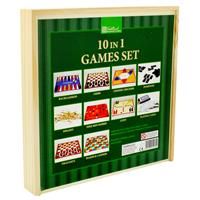 10 in 1 Wooden Game Set - Tradtional Games - Board Games - Toys & Games