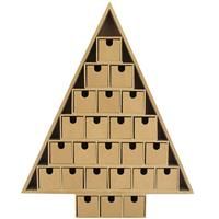 Christmas Tree Wooden Advent Calendar