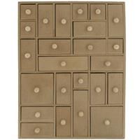 Christmas Multi-Shaped Wooden Advent Calendar