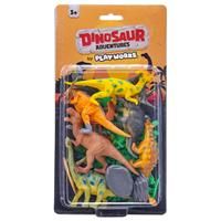 Dinosaur Adventures - 21 Piece Set - PlayWorks - Dinosaur Toys - Toys & Games