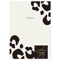 Scribblicious B5 Mono Leopard Flexi Notebook - Cream - Notebooks - Stationery Supplies