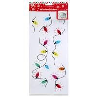 Merry Bright Window Stickers: Pack of 12