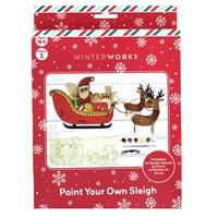 Paint Your Own Wooden Sleigh