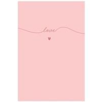 A5 Casebound Pink Love Notebook