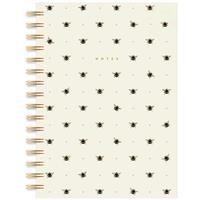 A5 Bee Print Wiro Notebook