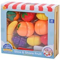 Slice and Share Fruit - 20 Piece Set - PlayWorks - Role Play Toys - Toys & Games