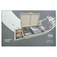 Crawford & Black Complete Art Studio: Set of 106