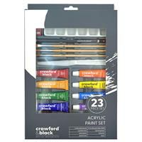 Crawford & Back 23 Piece Acrylic Paint Set