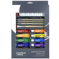 Crawford & Black 20 Piece Watercolour Paint Set