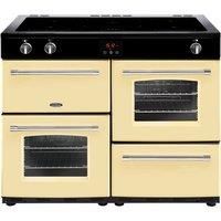 Belling Farmhouse FH110EICRM 110cm Electric Induction Range Cooker-Cream