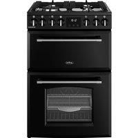 Belling Farmhouse 60cm Dual Fuel Cooker - Black