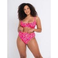 Curvy Kate Retro Wave Balcony Bikini Print Mix