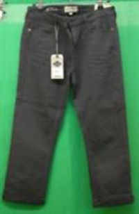 FAT FACE Womens Crop Jeans in Dark Blue Sky UK Size 10 W30 L24 NEW BNWT - 10 Regular