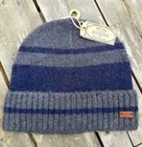 FAT FACE Charcoal / Navy Super Soft Brushed BEANIE Cuff Hat Tag OSFA Adult FFBOX