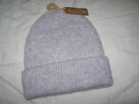 BNWT FAT FACE Ladies Rib Knit Wool Blend Beanie Hat  Lilac  M/L