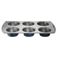 Lakeland Bakeware 6 Round Hole Deep Yorkshire Pudding Tray Baking Tin