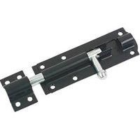 Tower Gate Bolt Lock (L)102mm (4") x (W)38mm x (H)15mm Black-Gate Shed Garage