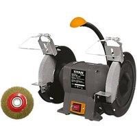 Titan Bench Grinder Electric TTB521GRB 36 and 60 Grit Wheels 200mm 400W 240V