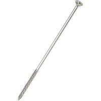 x50 Turbo Silver 6.0 x 200mm single thread wood screws