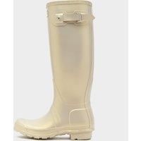 HUNTER Womens Original Tall Classic Wellies Boots Gold 5 UK