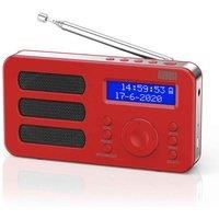 DAB/DAB+/FM Portable Digital Radio Alarm Clock with Rechargable Battery - MB225