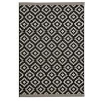 Argos Home Geo Utility Woven Rug - 120x170cm - Black & White