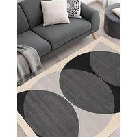 Everyday Creation Carved Semi Circles Rug