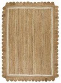 Scalloped Jute Rug