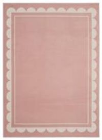 Homemaker Maestro Scallop Rug - 120x170cm - Pink