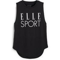 Elle Sport Signature Vest Fitness Yoga Asymmetrical Low Hemline Vest