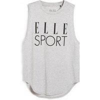 Elle Sport Signature Vest Fitness Yoga Asymmetrical Low Hemline Vest