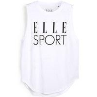 Elle Sport Signature Vest Fitness Yoga Asymmetrical Low Hemline Vest