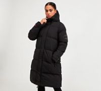 Zavetti Canada Alora Longline Padded Jacket - Black