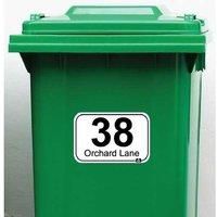 Personalised Rectangular Bin Stickers