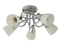 Argos Home Curico 5 Light Ceiling Light  Chrome & Glass