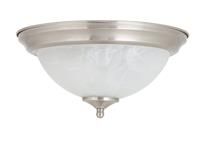 Argos Home 29cm 7W Alabaster Uplighter Flush Ceiling Light