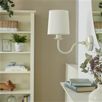 Argos Home Twist Metal Wall Light - Cream