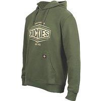 Dickies Mens Rockfield Hoodie-Olive Green-L