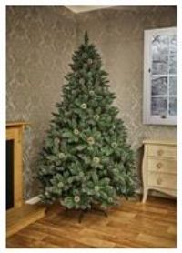 Premier 6ft Rocky Mountain Pine Snow Tipped Christmas Tree - Green