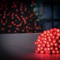 100 LED RED MULTI-ACTION PEARL BERRY LIGHTS BY PREMIER, INDOOR & OUTDOOR USE