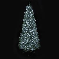 Premier 1000 LED Multi-Action TreeBrights Christmas Tree Lights with Timer WHITE