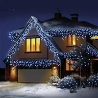 Premier Outdoor LED Multi Function Icicle Christmas Lights with TIMER