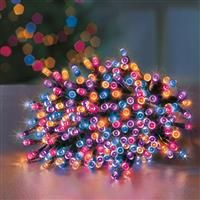 1000 LED 80m Premier Christmas Outdoor 8 Function Lights in Rainbow