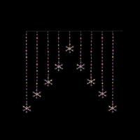 Premier Decorations Colour Snowflake Christmas Window Lights