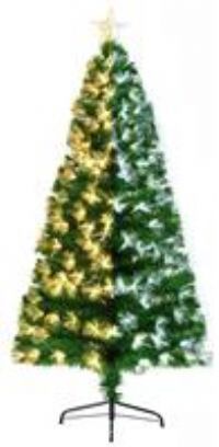 Premier Decorations 4ft Fibre Optic Starburst Christmas Tree