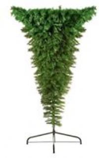 Premier Decorations 7ft Standing Upside Down Christmas Tree